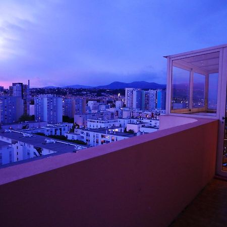 Appartement Rooftop 8 personnes grande terrasse avec parking Quartier Aéroport Nice Extérieur photo