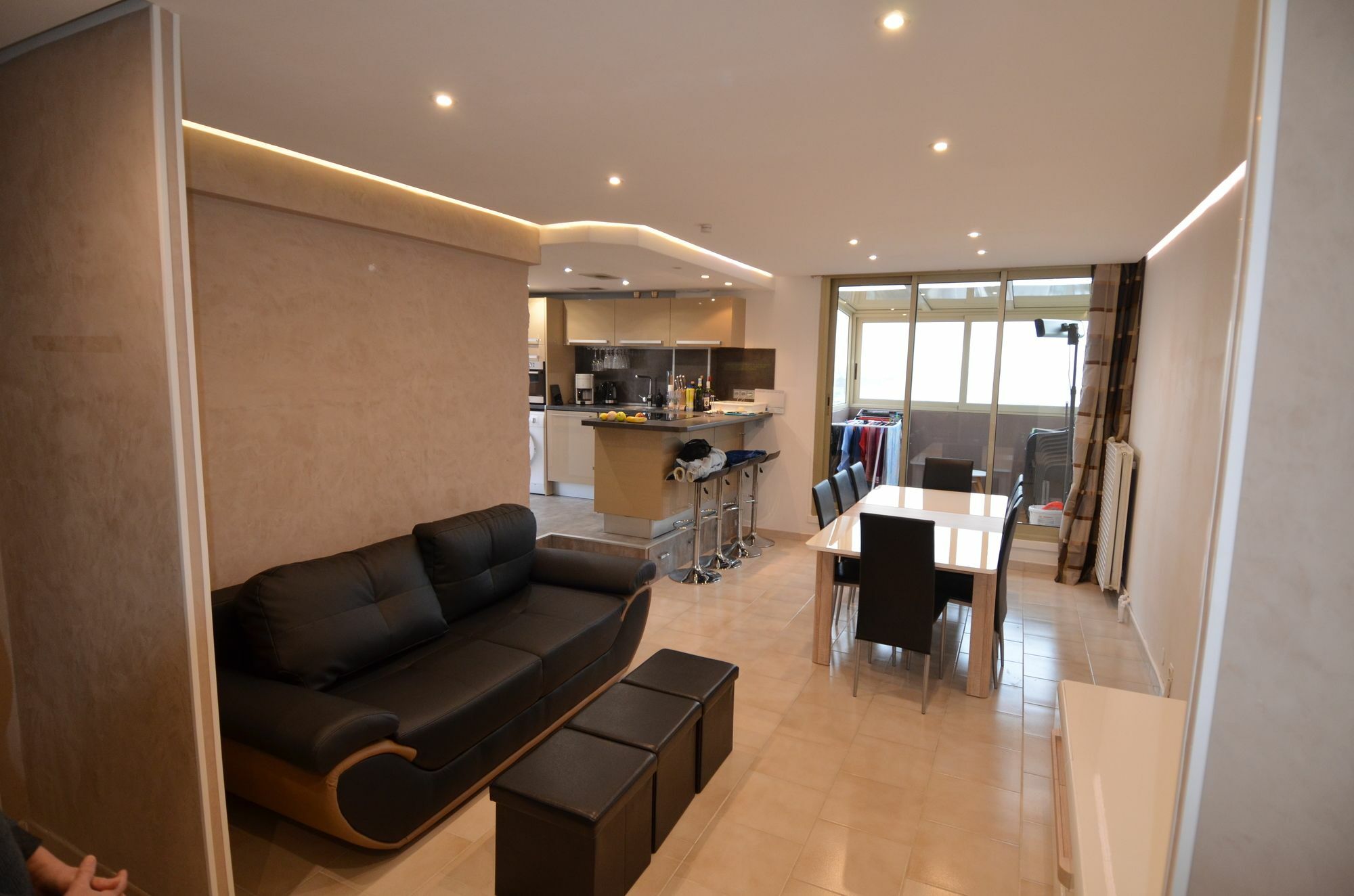 Appartement Rooftop 8 personnes grande terrasse avec parking Quartier Aéroport Nice Extérieur photo